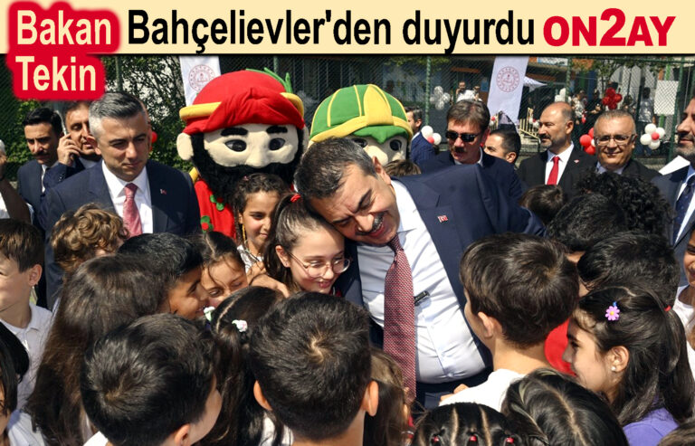 Milli Eğitim Bakanı Yusuf Tekin, Bahçelievler'de