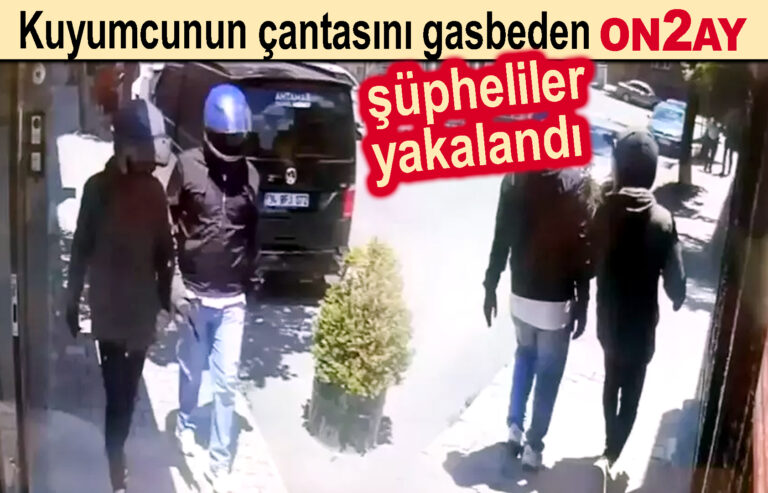 Yenibosna, Kuyumcunun çantasını gasbeden şüpheliler yakalandı