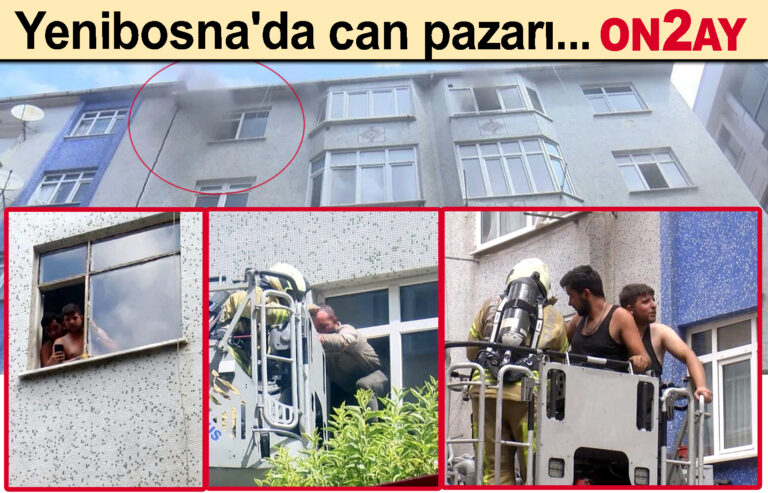 Bahçelievler, Yenibosna, 4 katlı binada korkutan yangın