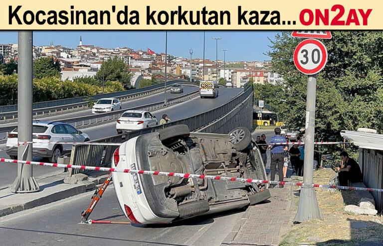 Kocasinan'da korkutan kaza
