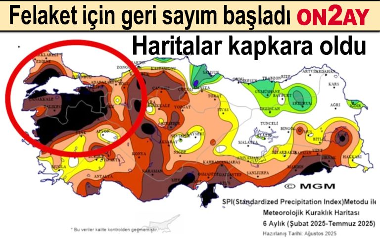 Türkiye, İstanbul, Haritalar kapkara oldu
