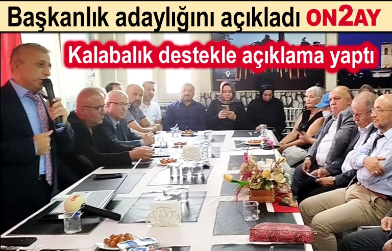Adem Alikaya Bahçelievler Yenibosna Birleşik Esnaf ve Sanatkarlar Odasına aday