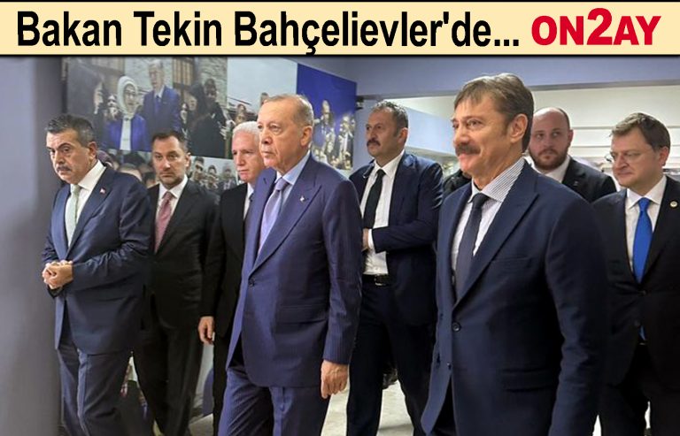 Bakan Tekin Bahçelievler'de..