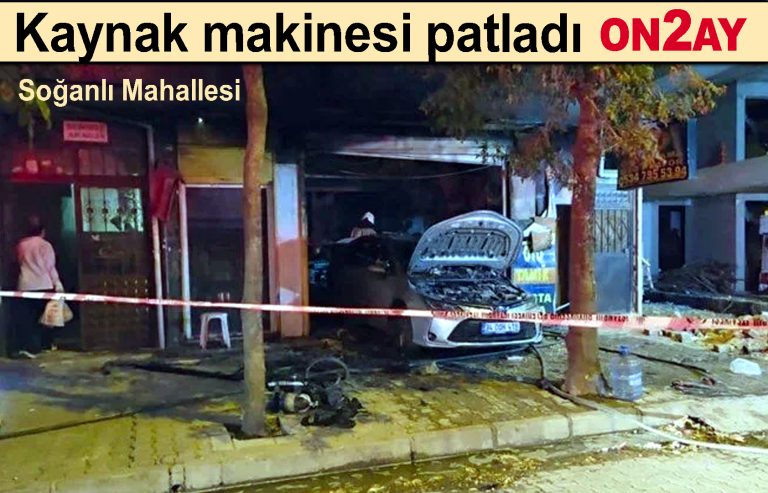 Soğanlı Mahallesi, Oto tamirhanesinde yangın