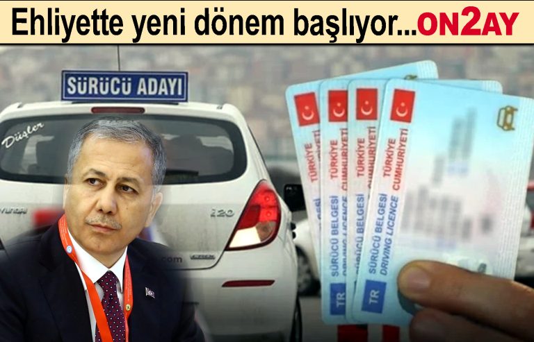 Ehliyette yeni dönem başlıyor