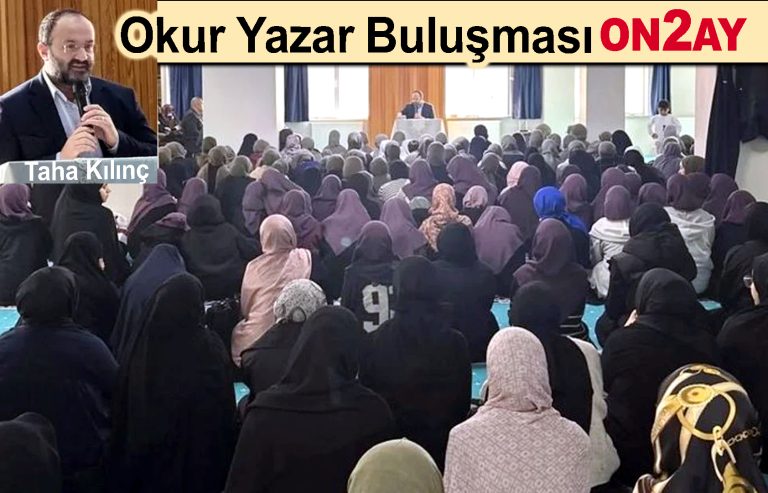 Bahçelievler İlçe Müftülüğü Okur Yazar Buluşması programında Yazar Taha Kılınç