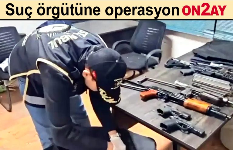 Bahçelievler'de, Suç örgütüne operasyon