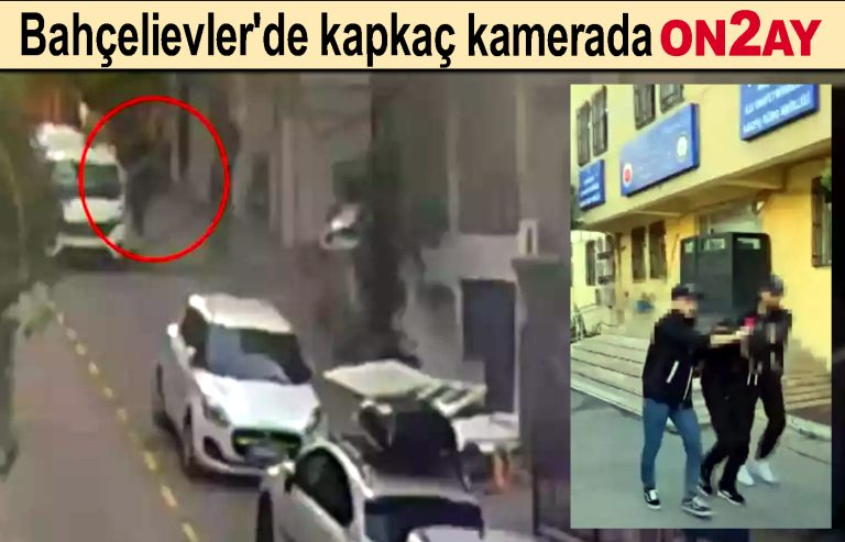 Bahçelievler'de kapkaç kamerada