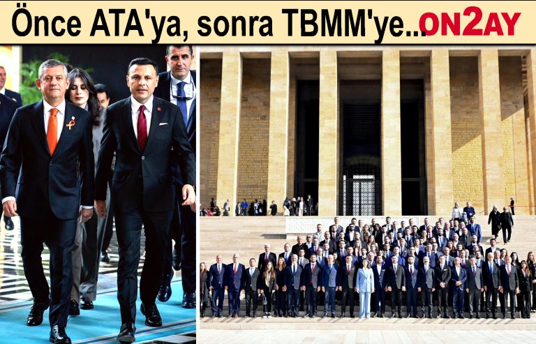 CHP, İstanbul İl Başkanı Özgür Çelik ve 39 ilçe başkanı anıtkabir