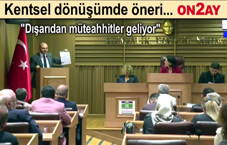 Gencay Özcan, Kentsel dönüşümde öneri