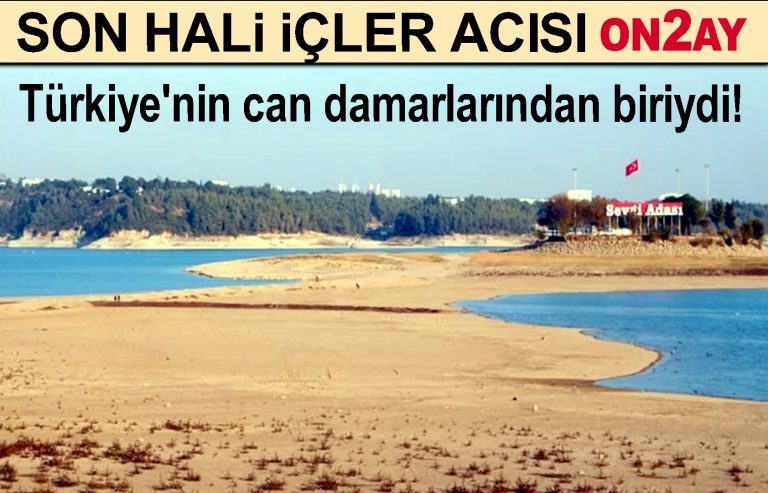 Seyhan Baraj Gölü'nün son durumu tedirginliğe neden oldu