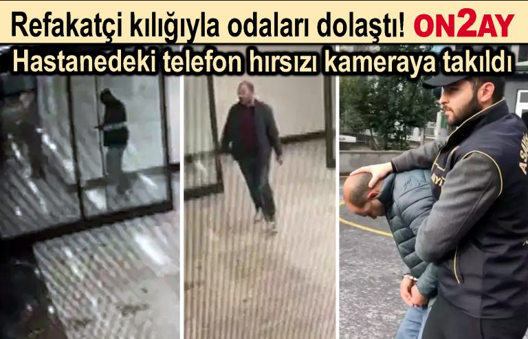 Bahçelievler, Hastanedeki telefon hırsızı kameraya takıldı