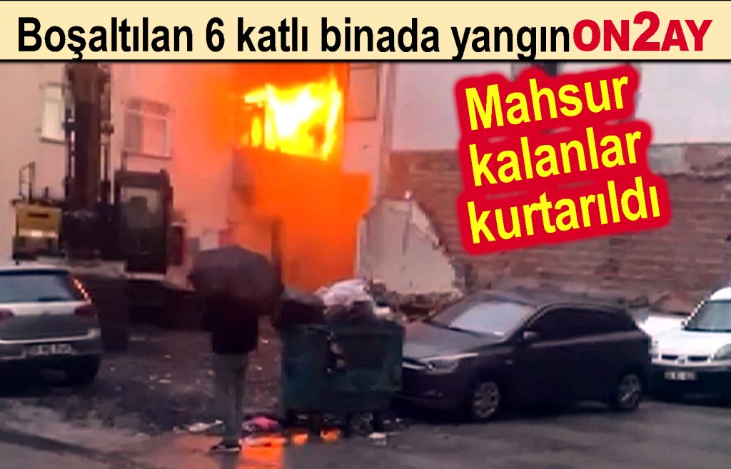 Bahçelievler, Şirinevler Mahallesi'nde yangın, çıktı