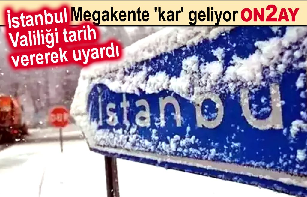 İstanbul'a kar gelieyor