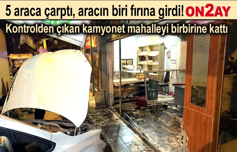 Bahçelievler, Kocasinan, Kontrolden çıkan kamyonet mahalleyi birbirine kattı