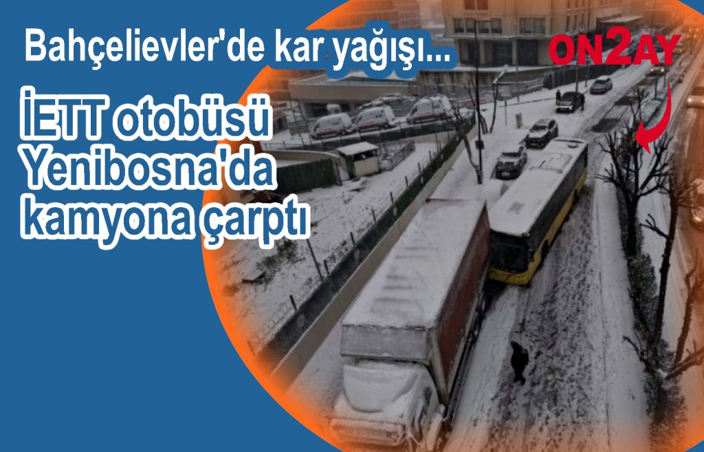 Bahçelievler'de kar yağışı