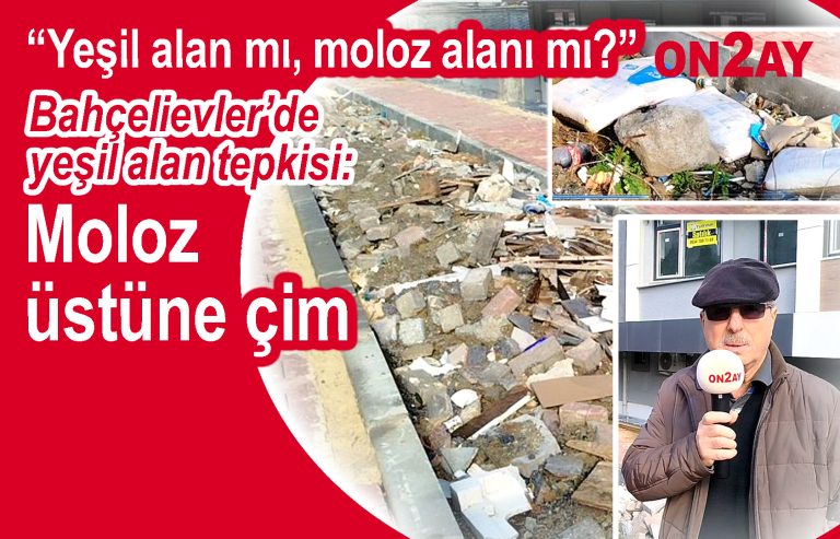 Bahçelievler’de yeşil alan tepkisi