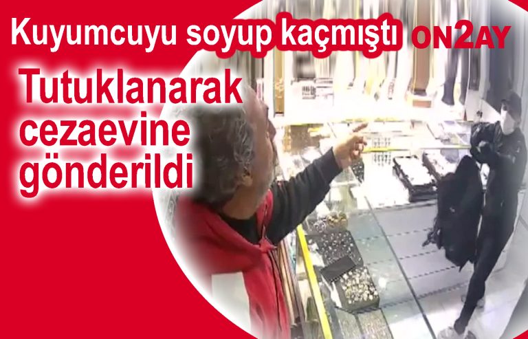 Kocasinan Mahallesi’nde selam vererek girdiği kuyumcuyu soyup