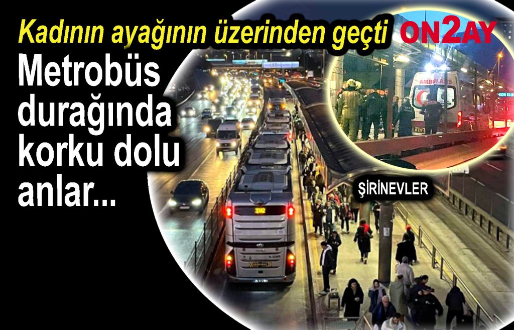 Bahçelievler Metrobüs durağında korku dolu anlar