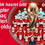 Türk mili takımın rakiplari belli oldu