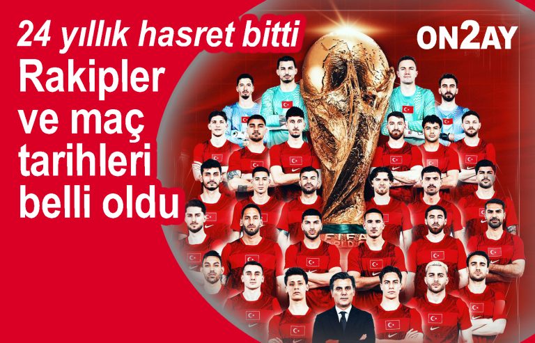 Türk mili takımın rakiplari belli oldu