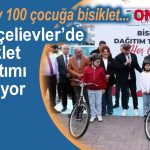 Bahçelievler’de bisiklet dağıtımı sürüyor