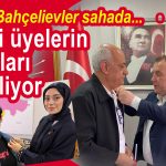 CHP Bahçelievler İlçe Örgütü üyelik çalışması, rozet takımı