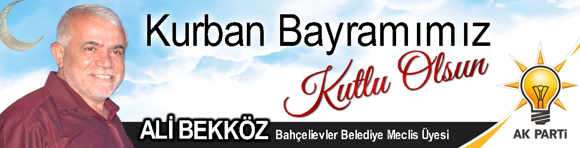 Ali Bekgöz Kurban Bayramı reklamı copy