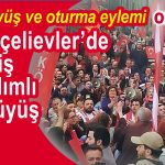 CHP’liler Bahçelievler’de sel oldu aktı…