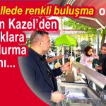 Erhan Kazel’den çocuklara dondurma ikramı
