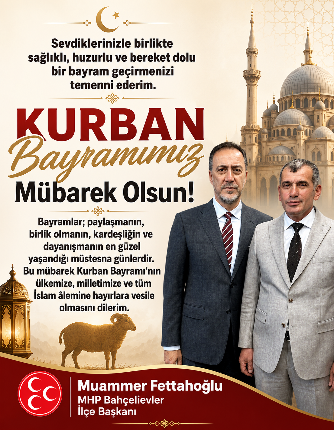 Muammer Fettahoğlu MHP Bahçelievler İlçe Başkanı