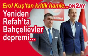 Yeniden Refah Partisi İlçe Başkanı Erol Kuş istifa etti