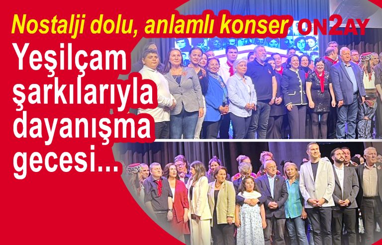Yeşilçam şarkılarıyla dayanışma gecesi