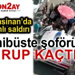 Minibüste korku dolu anlar…