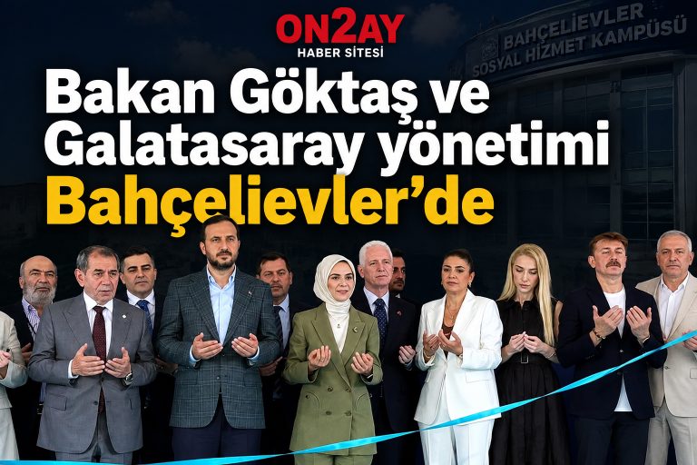 Bakan Göktaş ve Galatasaray yönetimi Bahçelievler’de