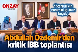 AK Parti İstanbul İl Başkanı Abdullah Özdemir, İBB toplantı