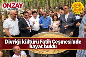 Divriği kültürü Fatih Çeşmesi’nde hayat buldu