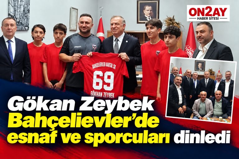 Gökan Zeybek Bahçelievler'de esnaf ve sporcuları dinledi
