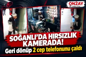 Bahçelievler, Soğanlı’da hırsızlık kamerada! Geri dönüp 2 cep telefonunu çaldı