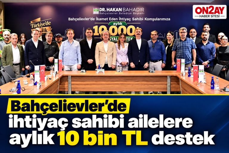 Bahçelievler’de ihtiyaç sahibi ailelere aylık 10 bin TL destek, Hakan Bahadır